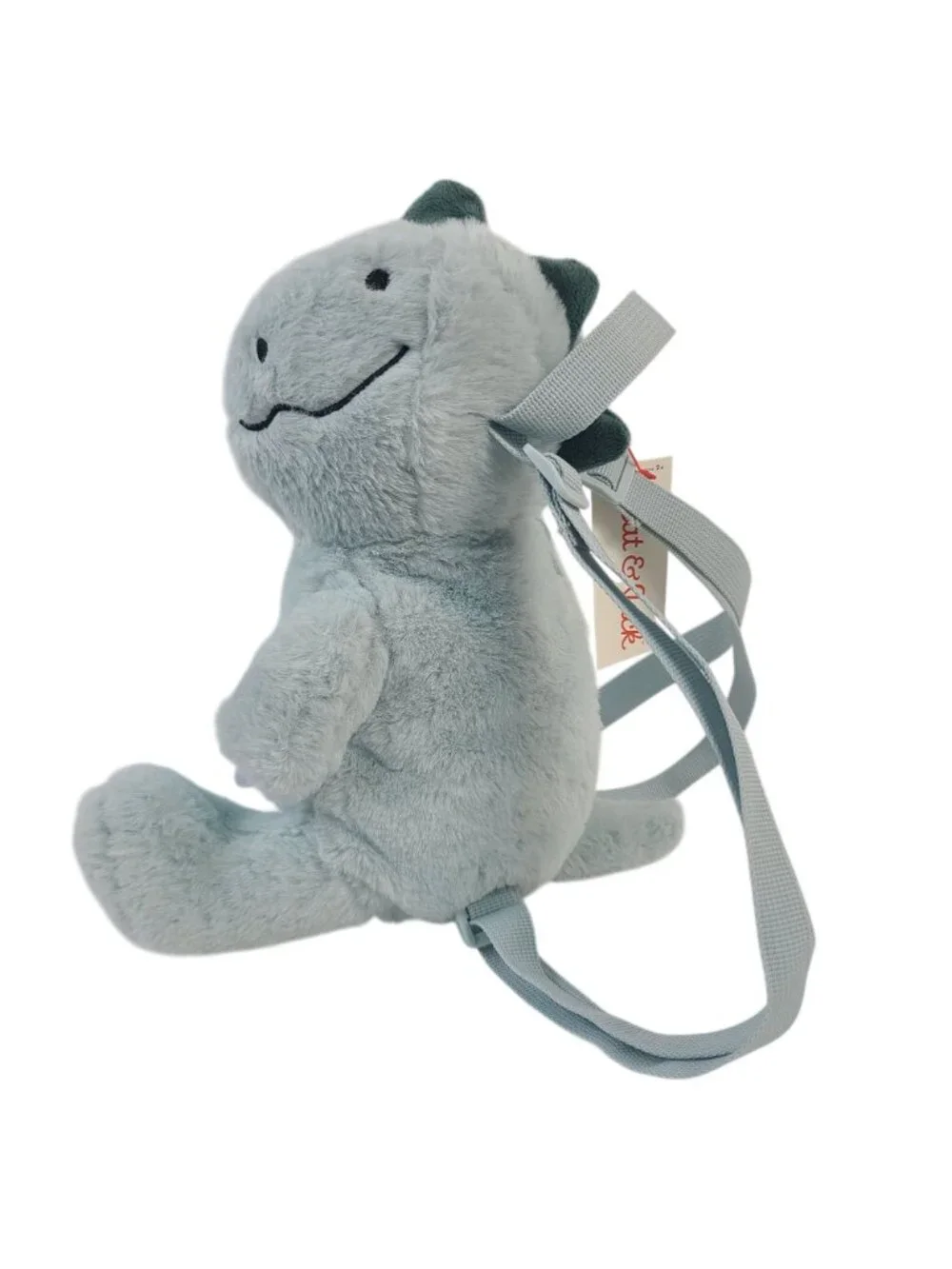NEW Cat & Jack Dinosaur Plush Backpack For Kids With Adjustable Straps & Zipper